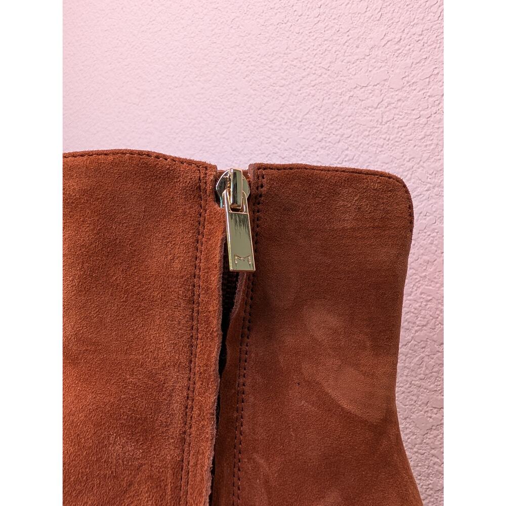 Marc Fisher Mavey Suede Leather Ankle Boots 9M Chic Capsule - Picture 3 of 7